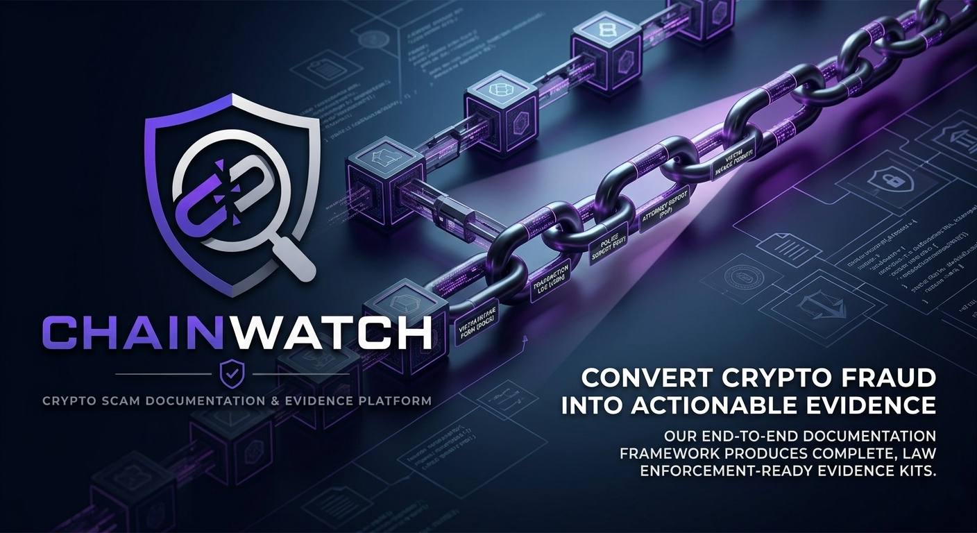 ChainWatch - Convert Crypto Fraud Into Actionable Evidence
